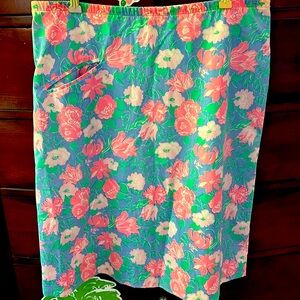Lilly Pulitzer Vintage “The Lilly” Sportswear Division Label Floral Skirt